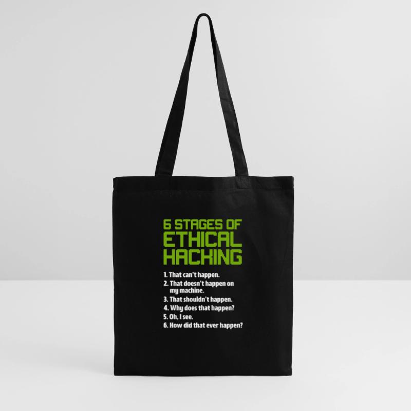 Hacker Coder Computer Hacking Cadeau Sac en tissu