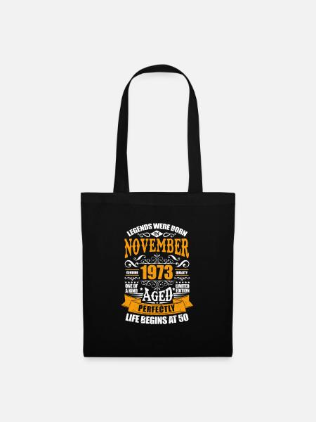50th birthday - Tote Bag - black