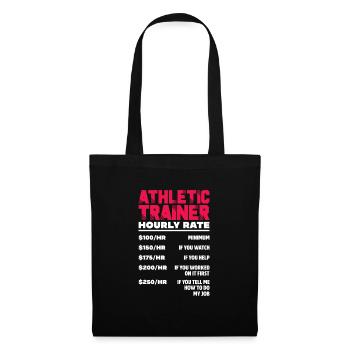 Médecin du sport - Sac en tissu - noir - Devant