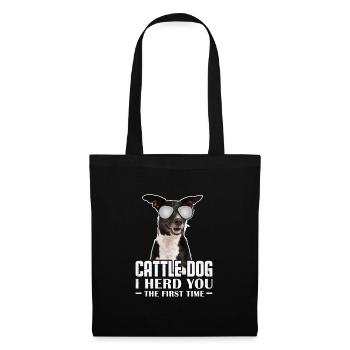 Australian Cattle Dog - Tote Bag - black - Front