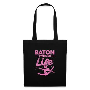 Baton Twirling - Tote Bag - black - Front