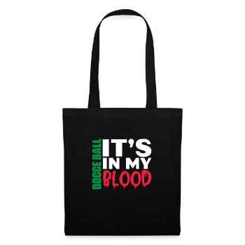 Bocce Bocce Ball Bouler Boulen Cadeau - Sac en tissu - noir - Devant