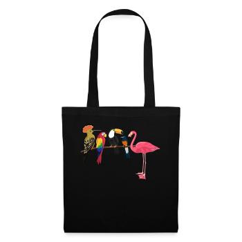Funny Bird Watcher Birding Watching - Tote Bag - black - Front