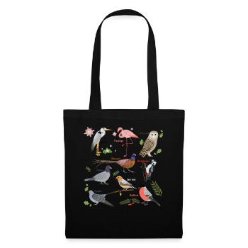 Funny Bird Watcher Birding Watching - Tote Bag - black - Front