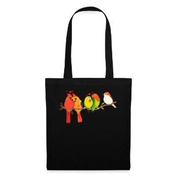 Funny Bird Watcher Birding Watching - Tote Bag - black - Front