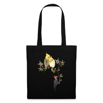Funny Bird Watcher Birding Watching - Tote Bag - black - Front