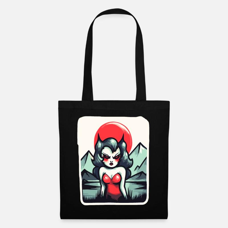 Japan's Red Sun: The Mountain Witch - Tote Bag - black