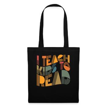 I Teach Kids To Read Science Teachers Reading - Tote Bag - black - Front