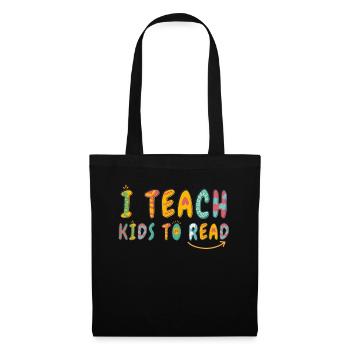 I Teach Kids To Read Science Teachers Reading - Tote Bag - black - Front