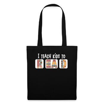 I Teach Kids To Read Science Teachers Reading - Tote Bag - black - Front