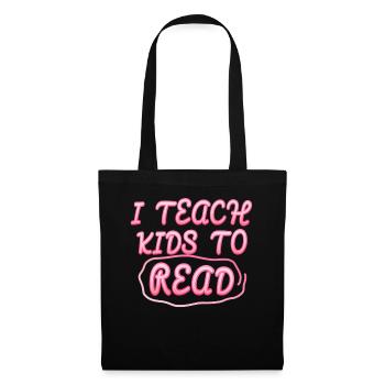 I Teach Kids To Read Science Teachers Reading - Tote Bag - black - Front
