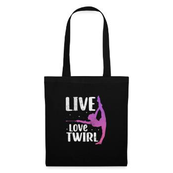 Baton Twirling - Tote Bag - black - Front
