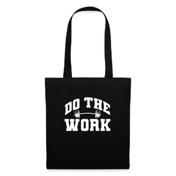 Bodybuilder Body Building Fitness Gym Cadeau - Sac en tissu - noir - Devant