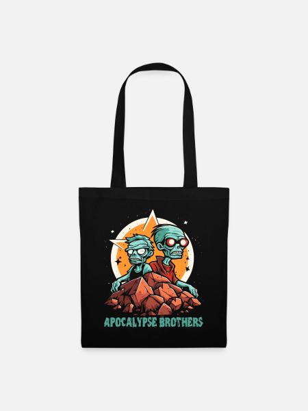Die Apokalypse Brüder Zombies - Stoffbeutel - Schwarz