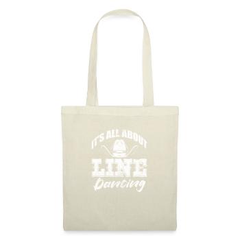 Danse en ligne - Sac en tissu - nature - Devant