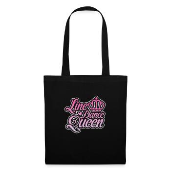 Linedance Country Line Dancer Linedancing Gift - Tote Bag - black - Front