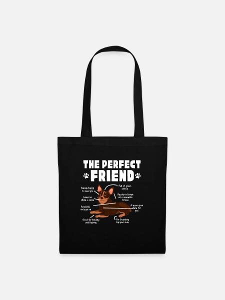 Australian Cattle Dog Hund Hunde Geschenk - Stoffbeutel - Schwarz