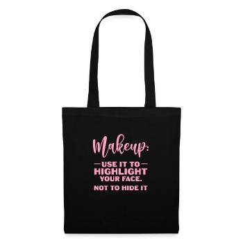 Beautician Cosmetics Makeup Gift - Tote Bag - black - Front