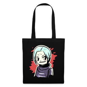 Fille d’anime drôle bizarre - Sac en tissu - noir - Devant