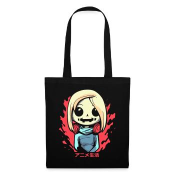 Vie d’anime : la vie d’anime - Sac en tissu - noir - Devant