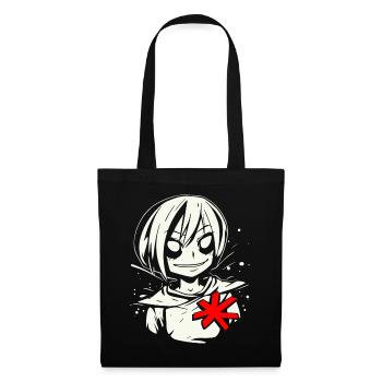 Cute Anime Tomboy Girl - Tote Bag - black - Front