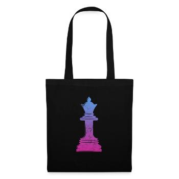 Schach - Stoffbeutel - Schwarz - Vorne