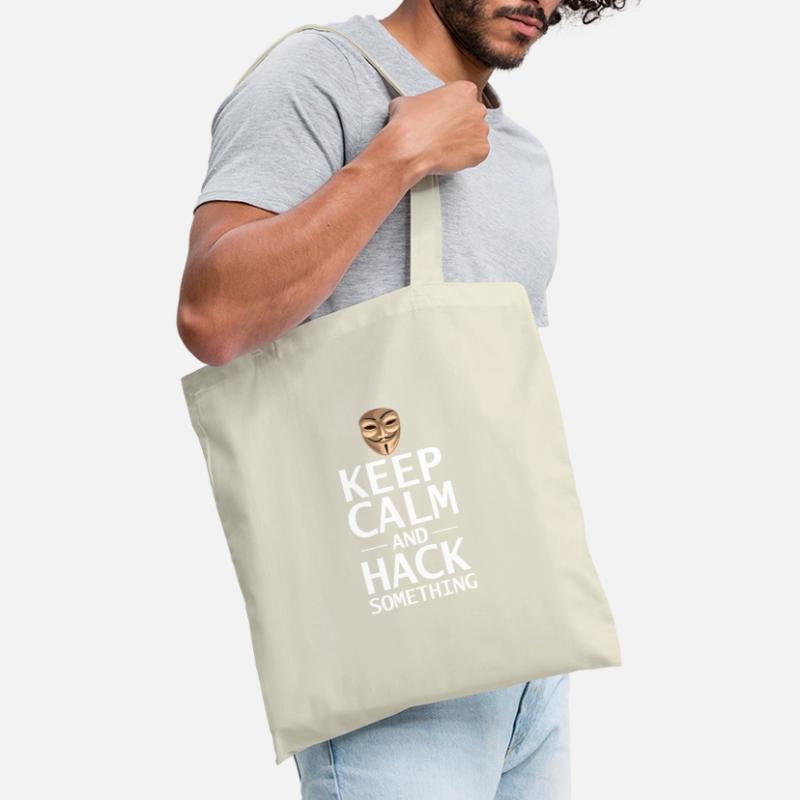 Hacker Coder Computerfreak Nerd Hacking Geschenk Sac en tissu