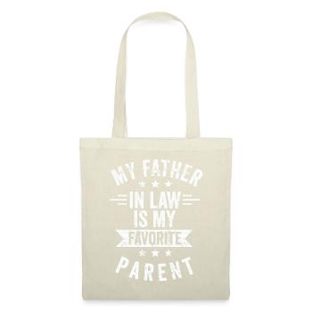 Mon beau-père est mon parent préféré - Sac en tissu - nature - Devant