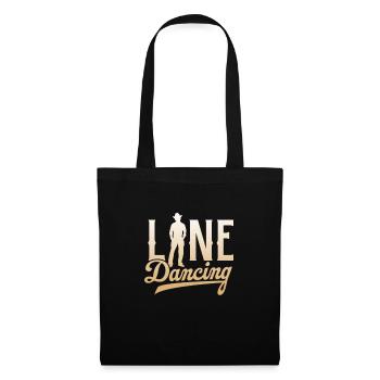 Linedance Country Line Dancer Linedancing Gift - Tote Bag - black - Front