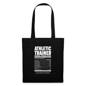 Médecin du sport - Sac en tissu - noir - Devant