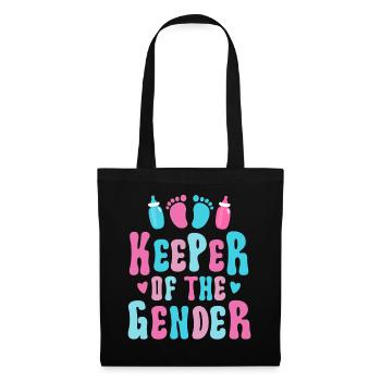 Gardien du genre - Sac en tissu - noir - Devant