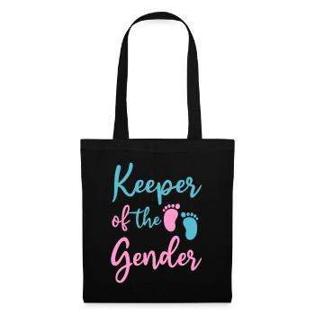 Gardien du genre - Sac en tissu - noir - Devant