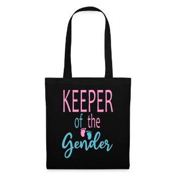 Gardien du genre - Sac en tissu - noir - Devant