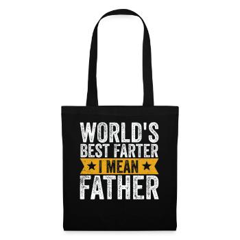 World's Best Farter I Mean Father - Tote Bag - black - Front