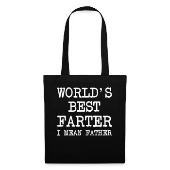 Le meilleur agriculteur du monde, je veux dire père - Sac en tissu - noir - Devant