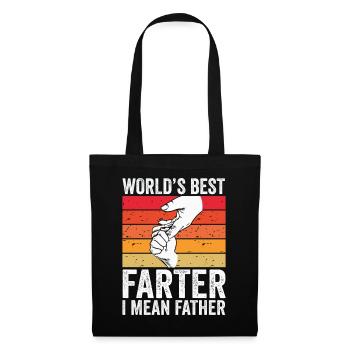 World's Best Farter I Mean Father - Tote Bag - black - Front