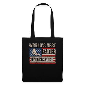 World's Best Farter I Mean Father - Tote Bag - black - Front