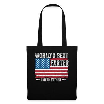 Le meilleur agriculteur du monde, je veux dire père - Sac en tissu - noir - Devant