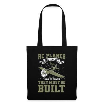Les jouets les plus cool ne peuvent pas être achetés - Model Airplane - Sac en tissu - noir - Devant