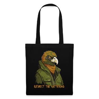 Respect for the Veterans: Eagle Veteran - Tote Bag - black - Front
