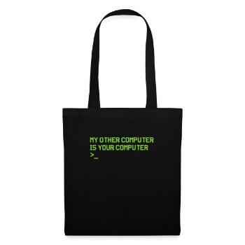 Hacker Coder Computer Hacking Cadeau - Sac en tissu - noir - Devant