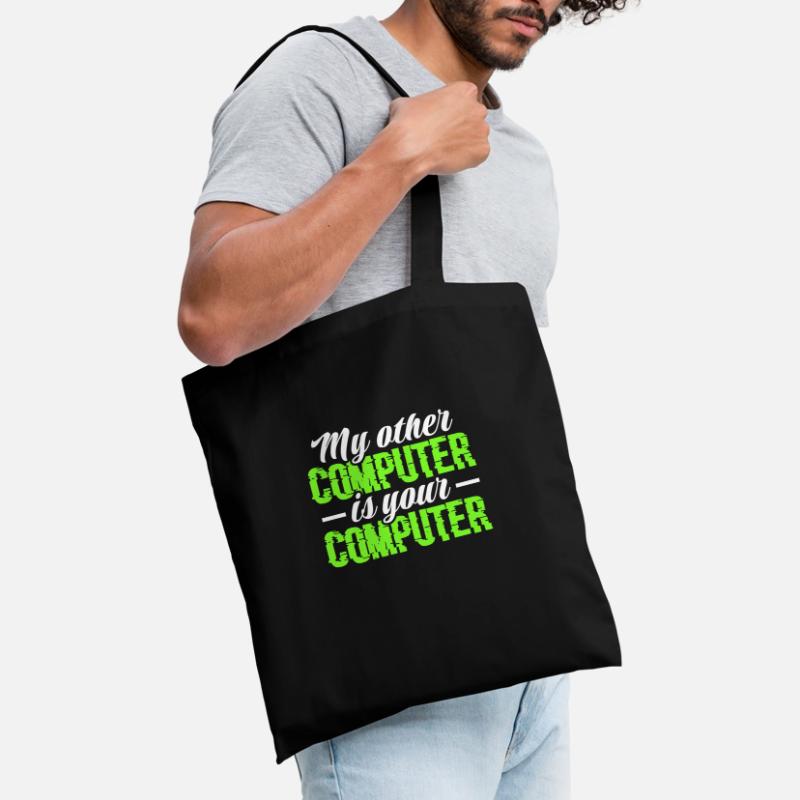 Hacker Coder Computer Hacking Cadeau Sac en tissu