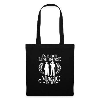 Line Dance Country Line Dancer Line Dancing Gift - Tote Bag - black - Front