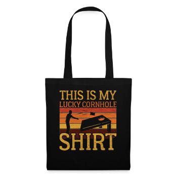 This Is My Lucky Cornhole - Tote Bag - black - Front