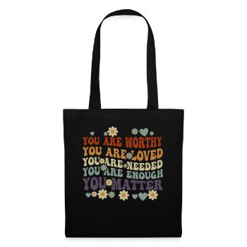 You Matter Kindness Be Kind Groovy Mental Health - Tote Bag - black - Front