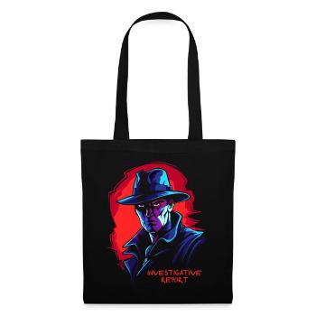 Investigative report of a film noir detective - Tote Bag - black - Front