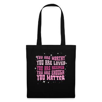 You Matter Kindness Be Kind Groovy Mental Health - Tote Bag - black - Front