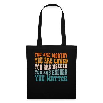 You Matter Kindness Be Kind Groovy Mental Health - Tote Bag - black - Front