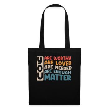 You Matter Kindness Be Kind Groovy Mental Health - Tote Bag - black - Front