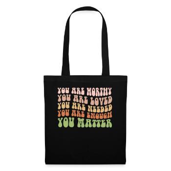 You Matter Kindness Be Kind Groovy Mental Health - Tote Bag - black - Front